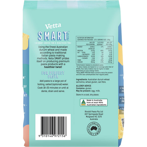 Vetta Smart Protein Penne Pasta 375g