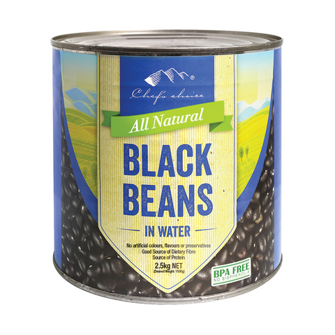 All Natural Black Beans in Water