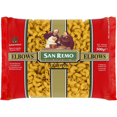 San Remo Elbows Pasta No 35 500g