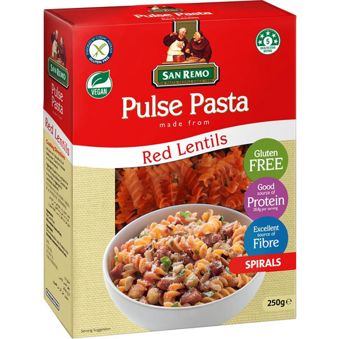 San Remo Pulse Pasta Red Lentils 250g