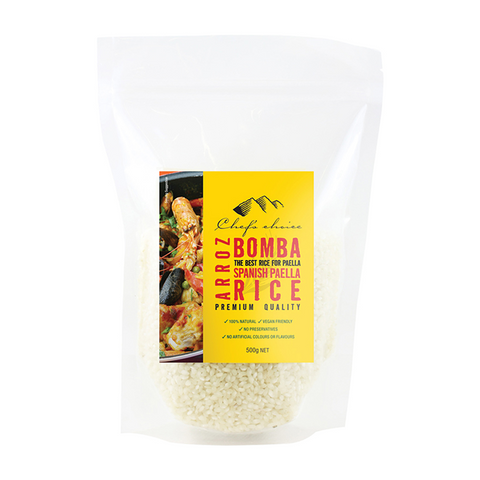 Arroz Bomba Spanish Paella Rice 500g