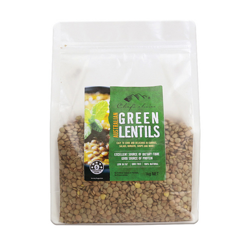 Australian Green Lentils 1kg