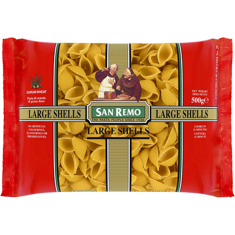 San Remo Shells Large Pasta No 29 500g