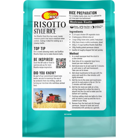 Sunrice Risotto Style Rice 750g