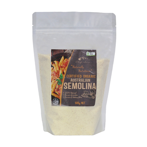 Certified Organic Australian Semolina 500g