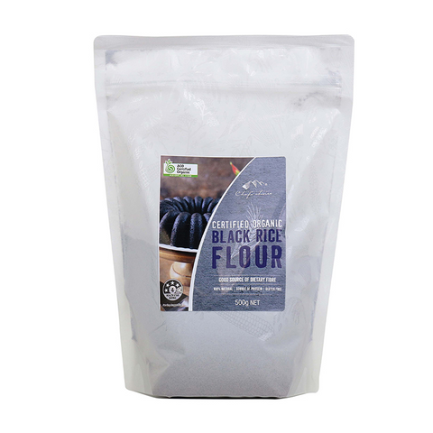 Certified Organic Black Rice Flour 500g