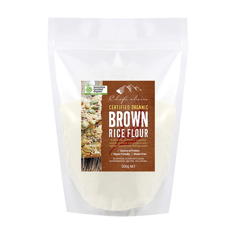 Certified Organic Brown Rice Flour 500g