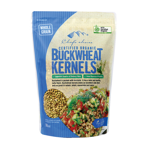 Certified Organic Buckwheat Kernels 500g