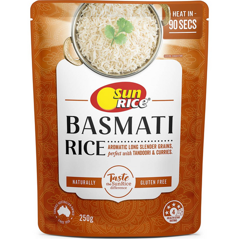 Sunrice Microwave Basmati Rice 250g