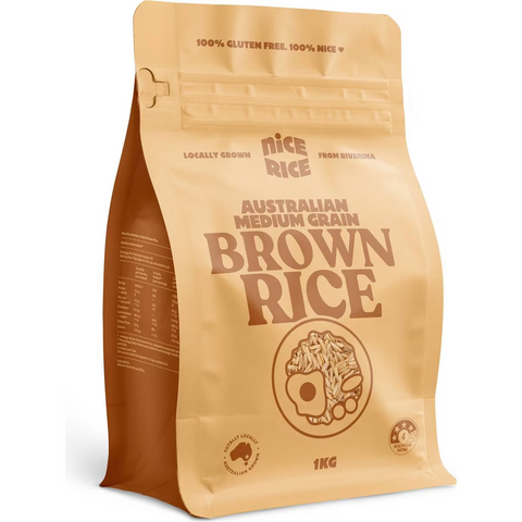 Nice Rice Medium Grain Brown Rice 1kg