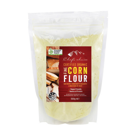 Certified Organic Fine Corn Flour 500g