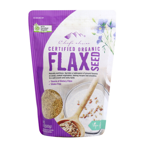 Certified Organic Flaxseeds 500g