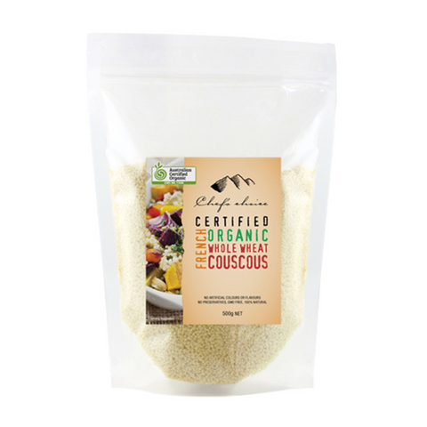 Certified Organic French Whole Wheat Couscous 500g