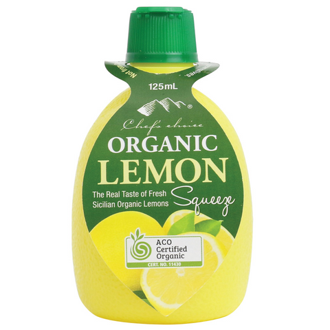 Certified Organic Lemon Squeeze 125ml