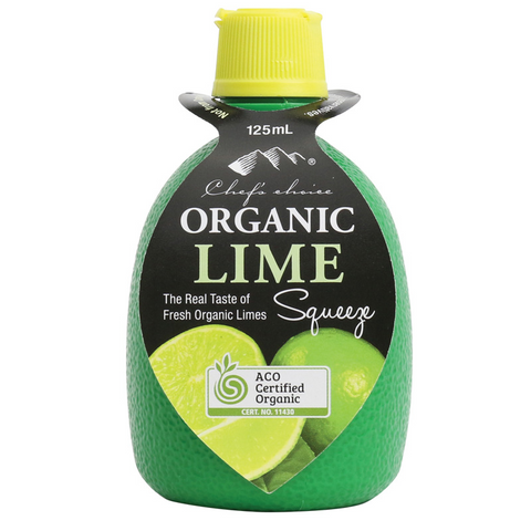 Certified Organic Lime Squeeze 125ml