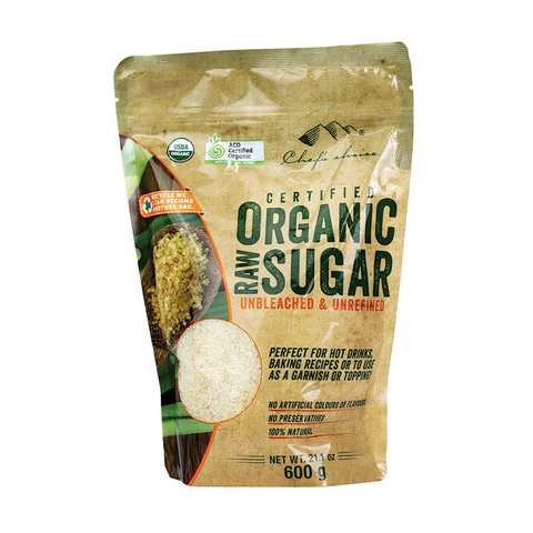 Certified Organic Raw Sugar 600g