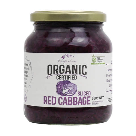 Certified Organic Red Cabbage 350g