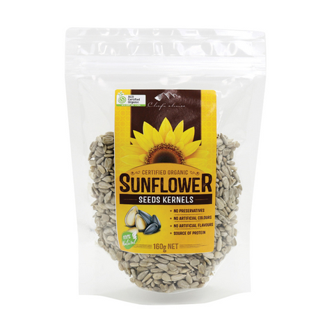 Certified Organic Sunflower Seeds Kernels 160g