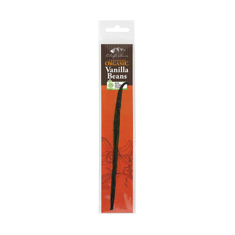 Certified Organic Vanilla Single Beans 3g