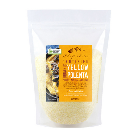 Certified Organic Yellow Polenta 500g