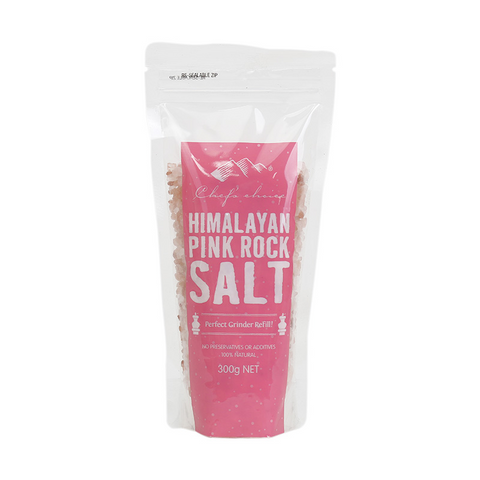 Himalayan Pink Rock Salt – Plastic Bag 300g