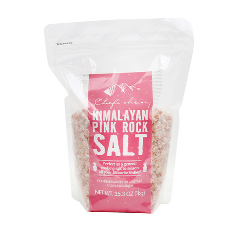 Himalayan Pink Rock Salt – Plastic Bag 1kg