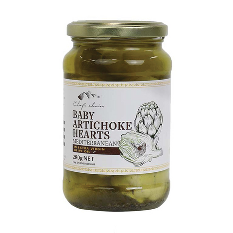 Mediterranean Baby Artichokes Hearts 280g