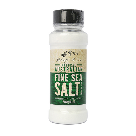 Natural Australian Fine Sea Salt with – Shaker 200g