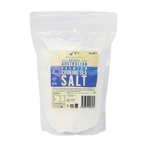 Natural Australian Premium Cooking Sea Salt – Plastic Bag 1kg