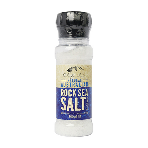 Natural Australian Rock Sea Salt – Grinder 200g