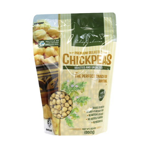 Premium Selected Chickpeas – Roasted & Unsalted 350g