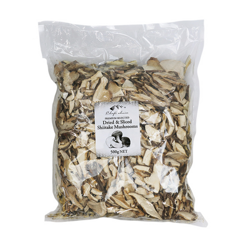 Premium Selected Dried & Slices Hana Donko Shiitake Mushrooms 500g