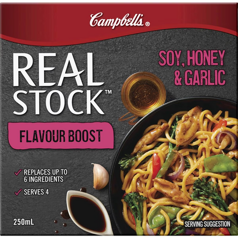 Campbell's Real Stock Flavour Boost Soy, Honey & Garlic 250ml