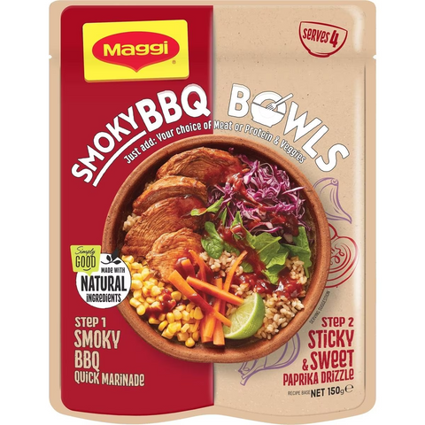 Maggi Bowl Meals Smoky Bbq Bowl 150g