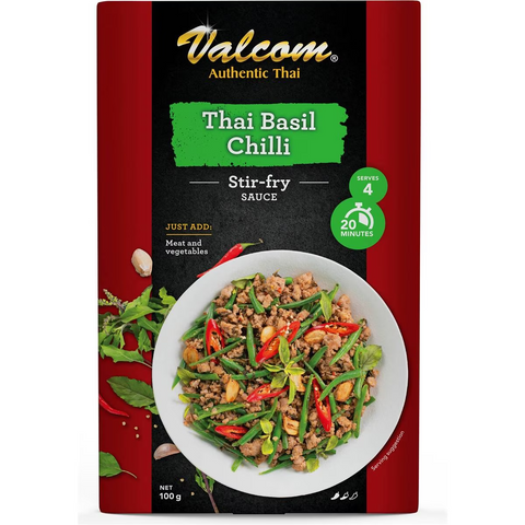 Valcom Stir Fry Sauce Thai Basil Chilli 100g