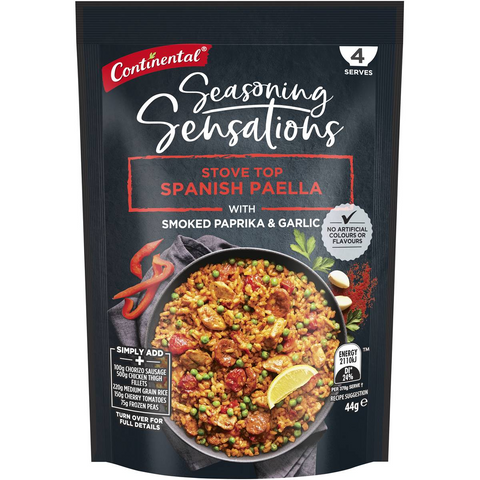 Continental Seasoning Sensations Recipe Base Spanish Paella 44g