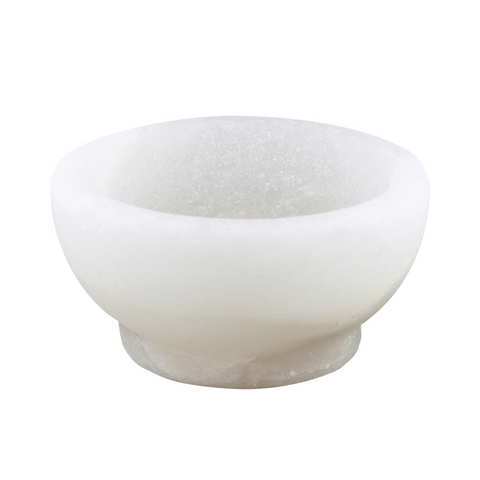 White Himalayan Salt Bowl – Small S