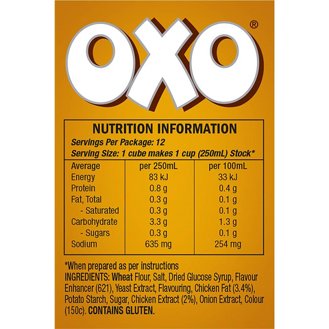 Oxo Chicken Stock Cubes 71g