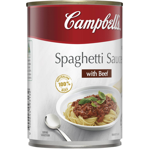 Campbell's Spaghetti Sauce With Beef With Beef 410g