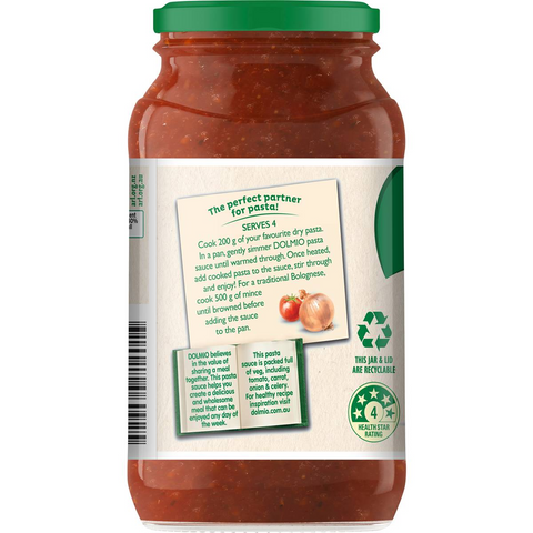 Dolmio 7 Vegetable Bolognese Pasta Sauce 500g