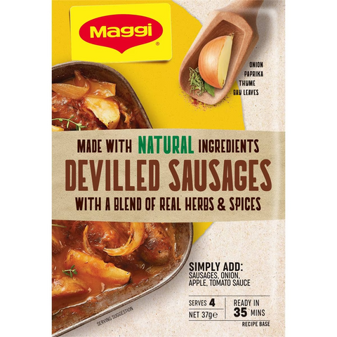 Maggi Dry Recipe Bases Devilled Sausages 37g