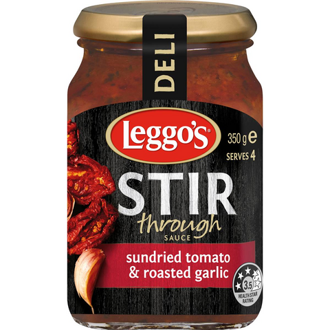 Leggo's Stir Through Sundried Tomato & Roasted Garlic Sauce 350g