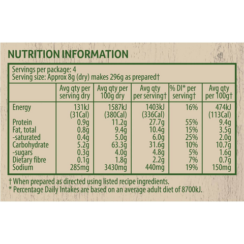 Continental Recipe Base Creamy Tuna Mornay 30g