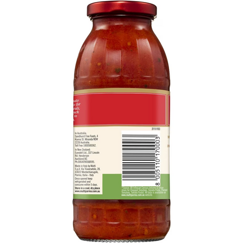 Mutti Parma Sugo Semplice Basil Pasta Sauce 400g