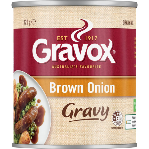 Gravox Brown Onion Gravy Mix Tin 120g