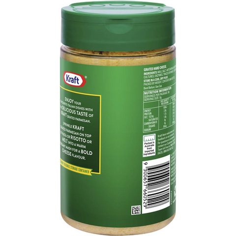 Kraft Grated Parmesan Cheese Cannister 250g