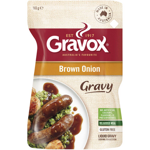 Gravox Brown Onion Liquid Gravy Pouch 165g