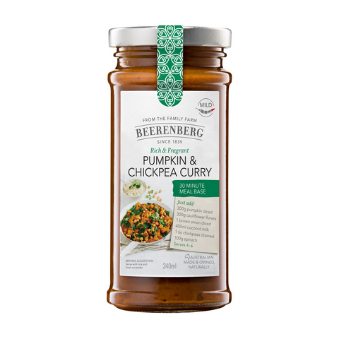 Pumpkin & Chickpea Curry Meal Base