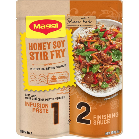 Maggi Stir Fry Honey Soy Garlic Flavour 150g