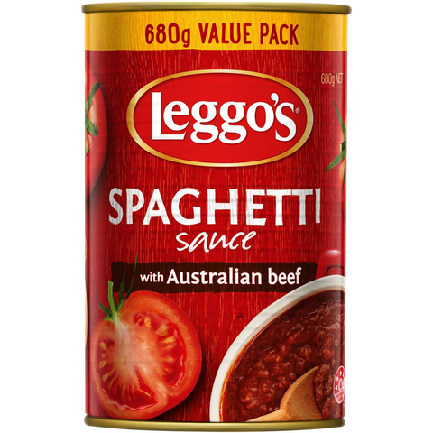 Leggos Pasta Sauce Spaghetti With Beef 680g